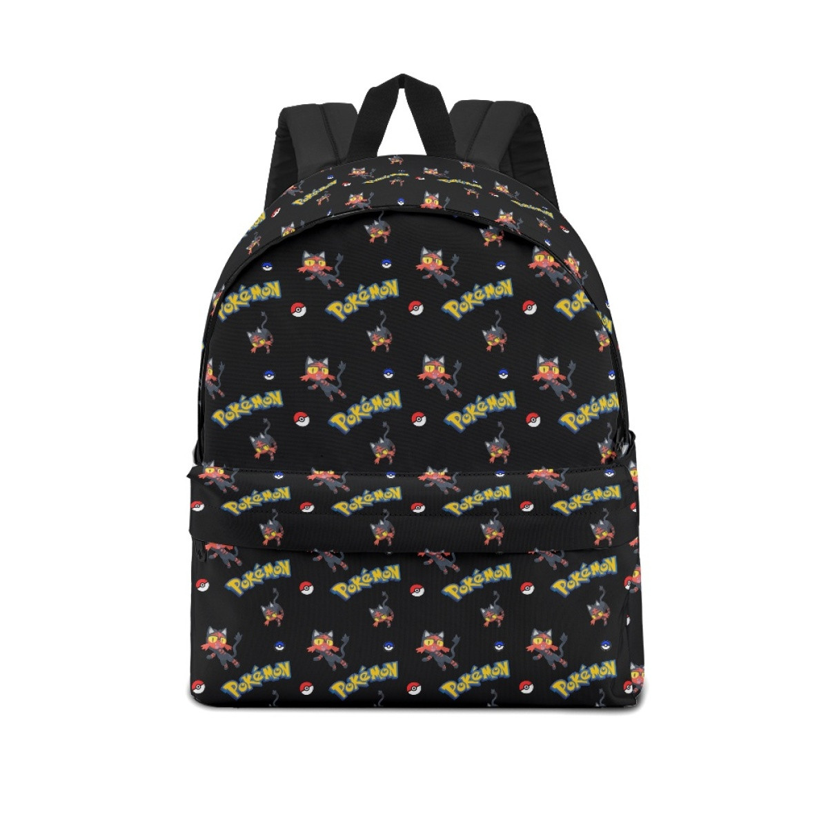 Pokemon Litten School Backpack Multicolor Schoolbag Rucksack - Litten Character Series Art