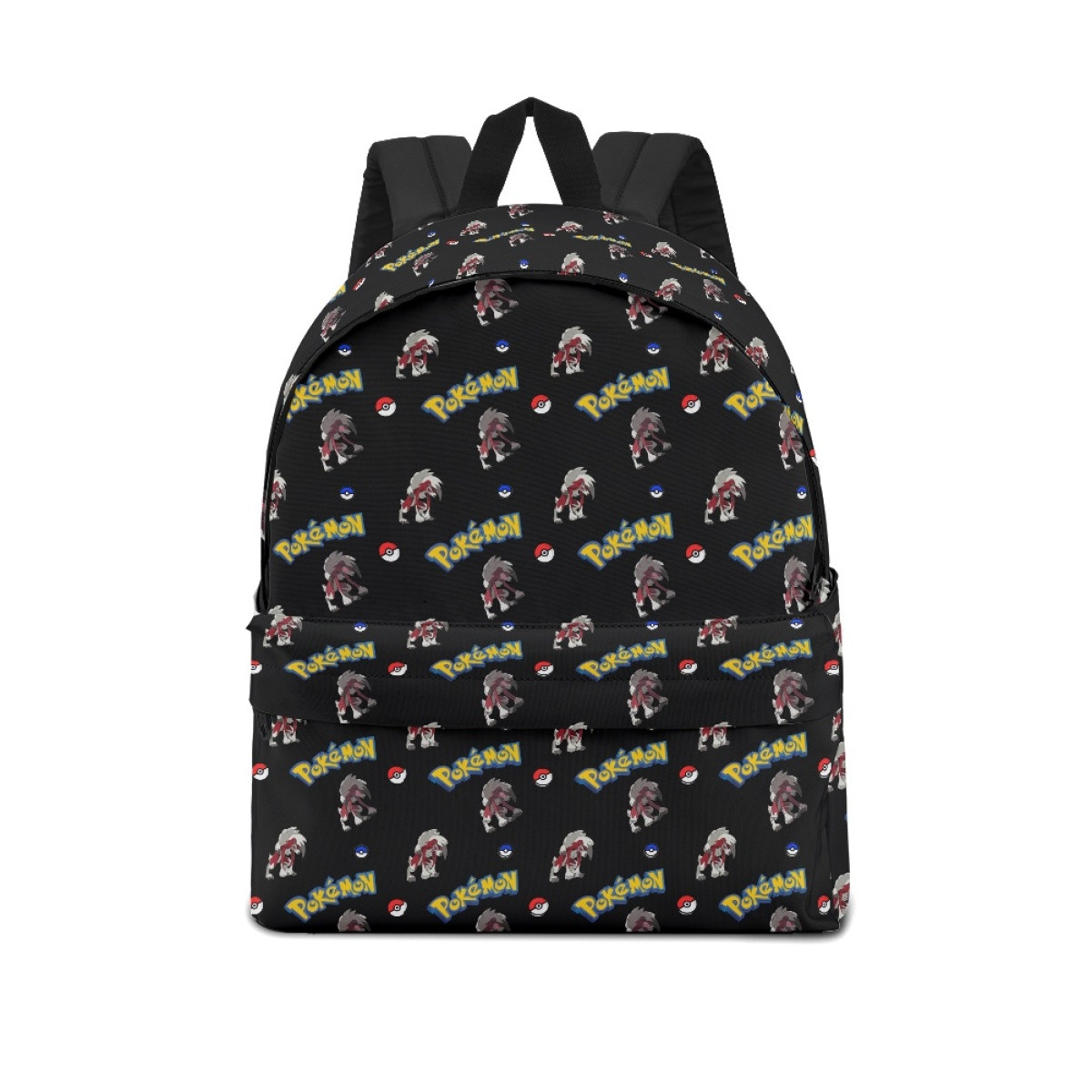 Pokemon Lycanroc MidnightInsulated School Backpack Multicolor Schoolbag Rucksack - Lycanroc Midnight Character Series Art