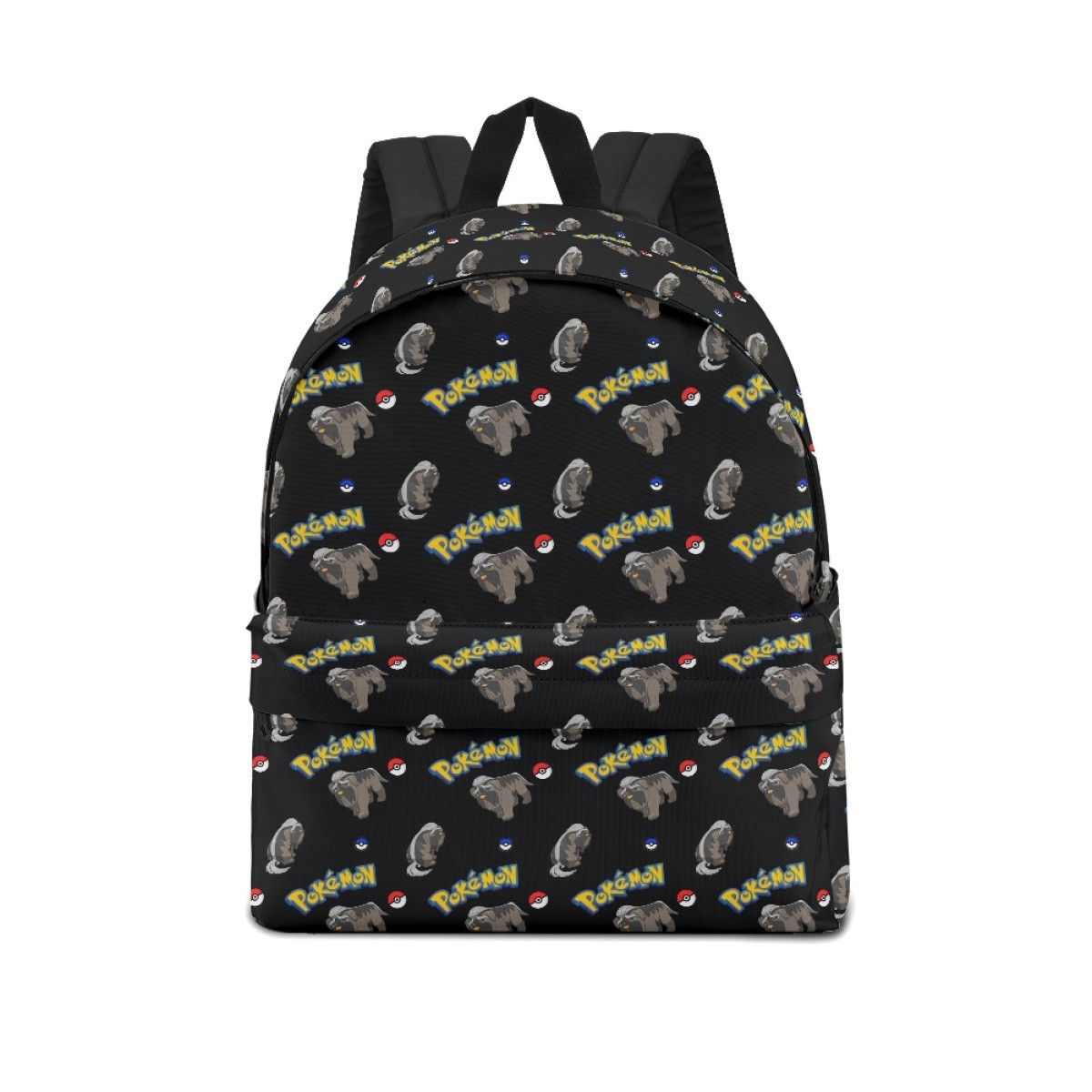 Pokemon Mabosstiff School Backpack Multicolor Schoolbag Rucksack - Mabosstiff Character Series Art