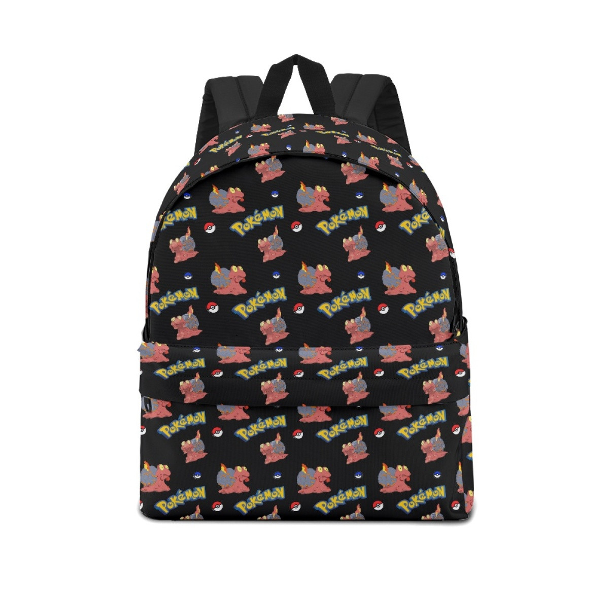 Pokemon Magcargo School Backpack Multicolor Schoolbag Rucksack - Magcargo Character Series Art