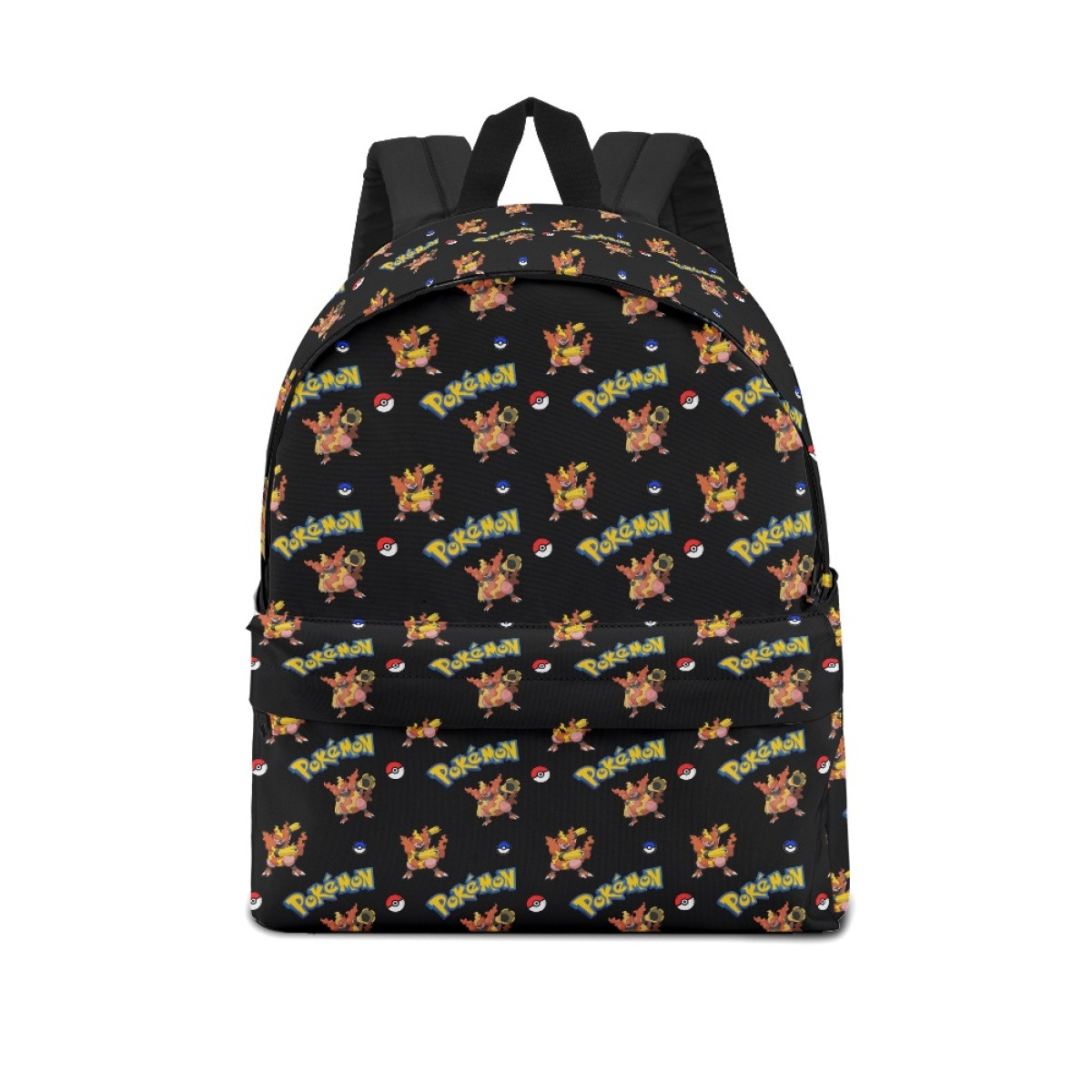 Pokemon Magmortar School Backpack Multicolor Schoolbag Rucksack - Magmortar Character Series Art