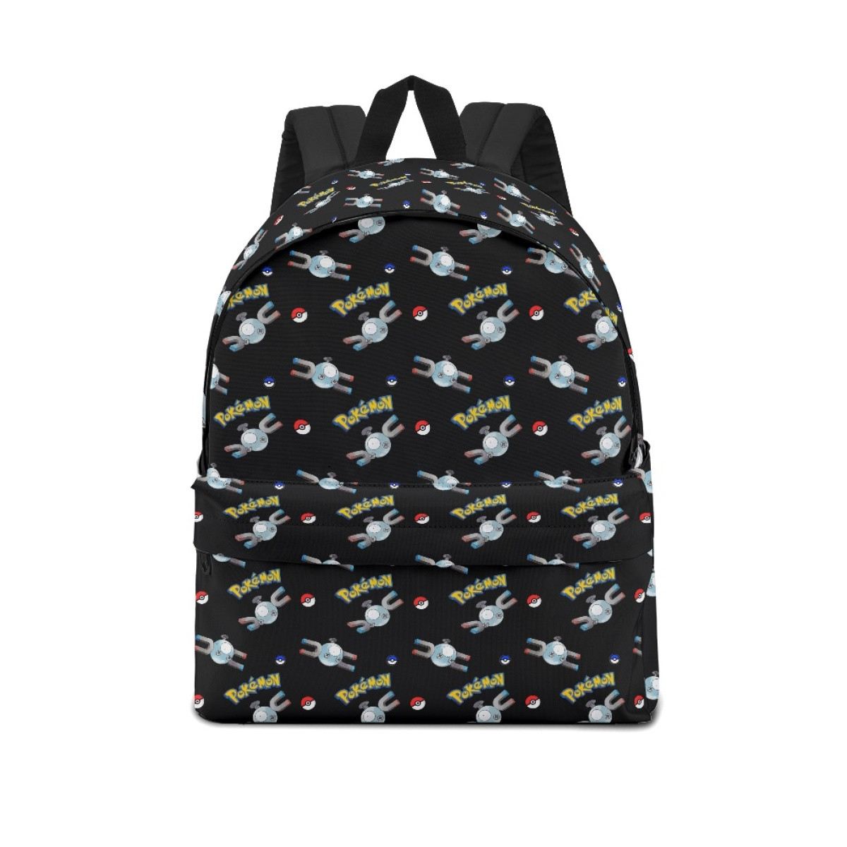 Pokemon Magnemite School Backpack Multicolor Schoolbag Rucksack - Magnemite Character Series Art