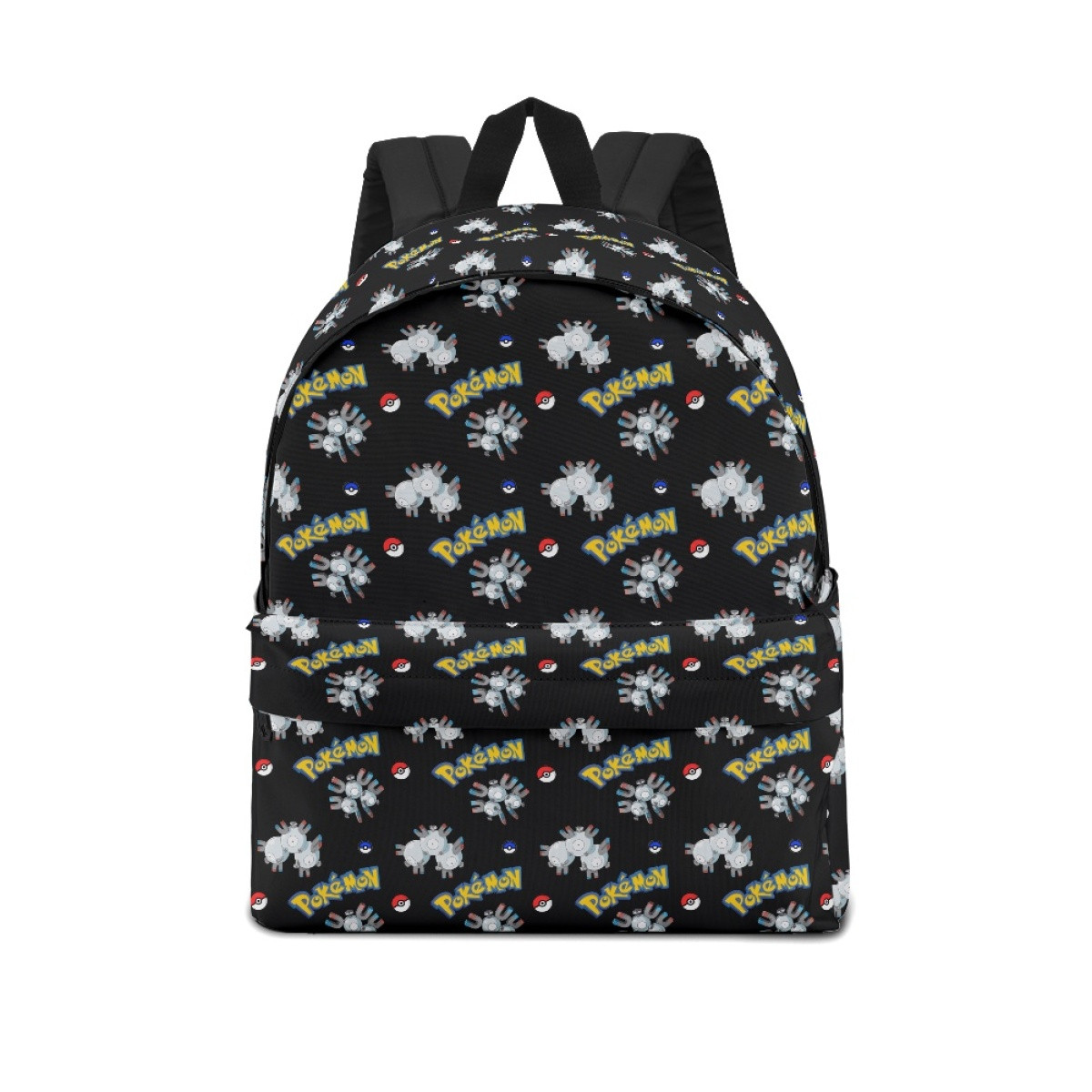Pokemon Magneton School Backpack Multicolor Schoolbag Rucksack - Magneton Character Series Art