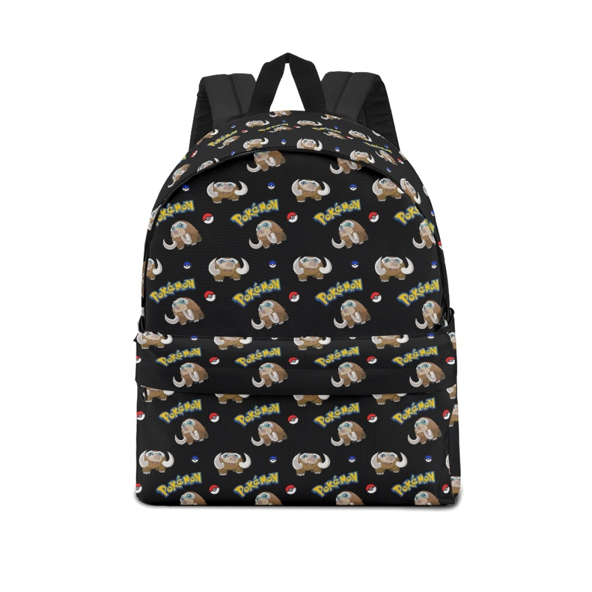 Pokemon Mamoswine School Backpack Multicolor Schoolbag Rucksack - Mamoswine Character Series Art