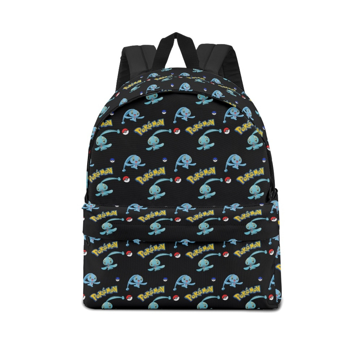 Pokemon Manaphy School Backpack Multicolor Schoolbag Rucksack - Manaphy Character Series Art