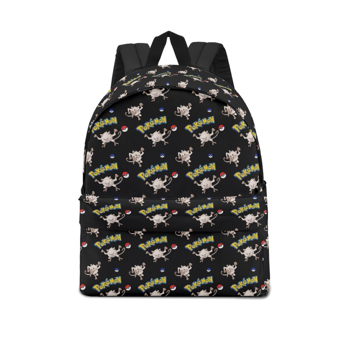 Pokemon Mankey School Backpack Multicolor Schoolbag Rucksack - Mankey Character Series Art