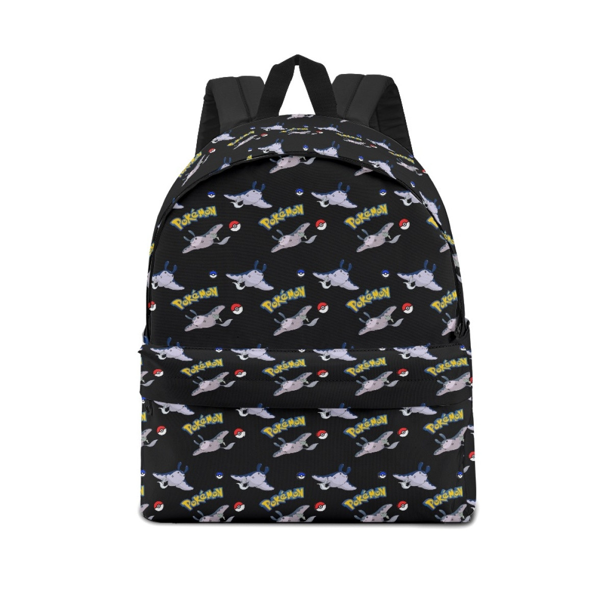 Pokemon Mantine School Backpack Multicolor Schoolbag Rucksack - Mantine Character Series Art