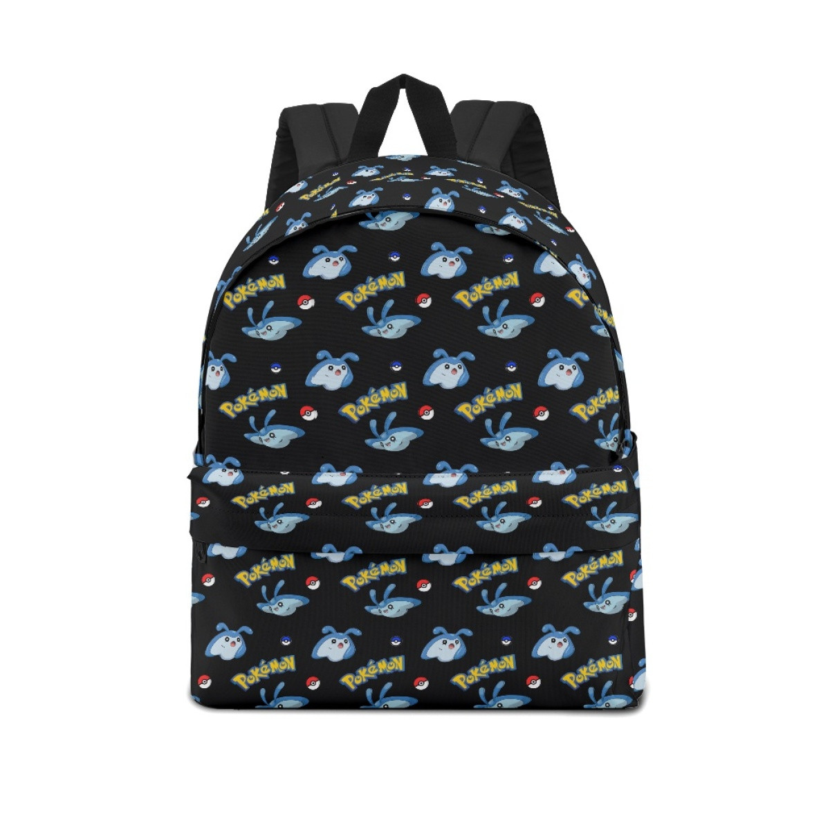 Pokemon Mantyke School Backpack Multicolor Schoolbag Rucksack - Mantyke Character Series Art