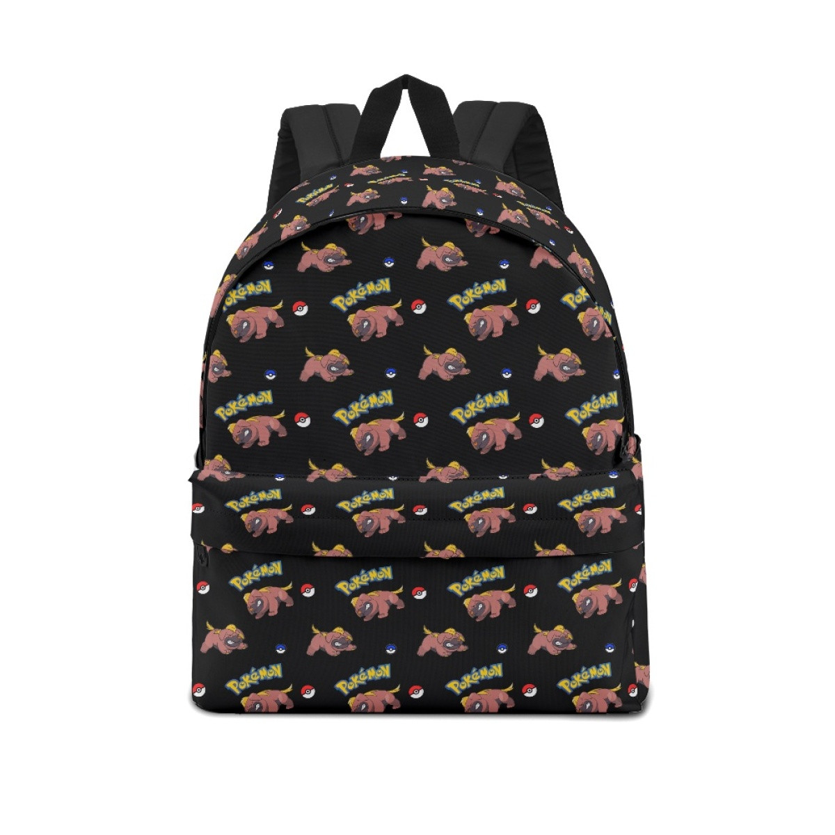 Pokemon Maschiff School Backpack Multicolor Schoolbag Rucksack - Maschiff Character Series Art