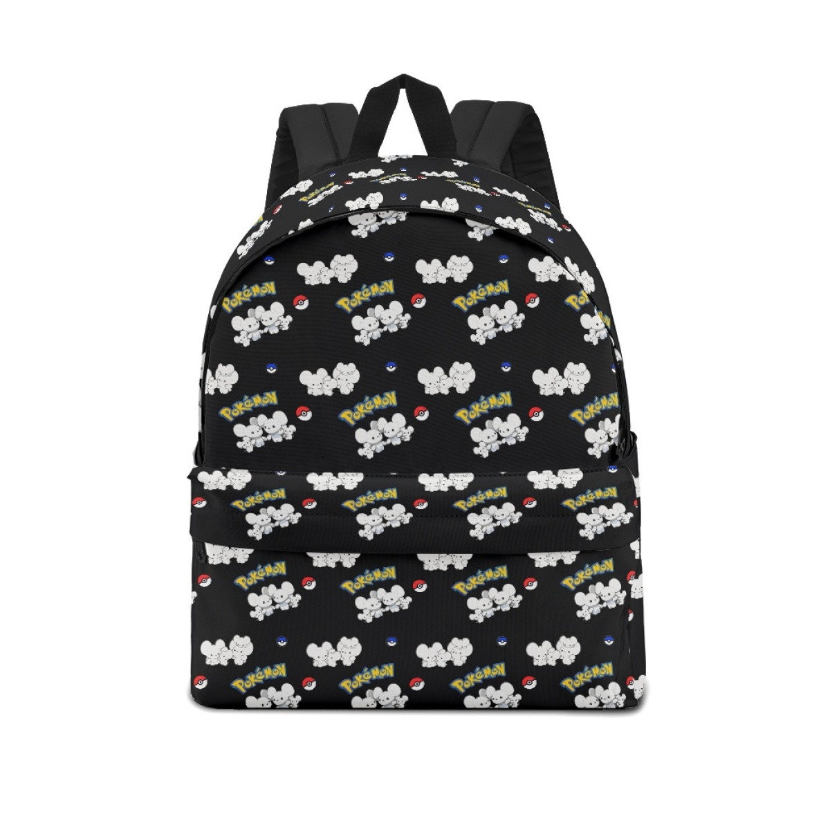 Pokemon Maushold School Backpack Multicolor Schoolbag Rucksack - Maushold Four Character Series Art
