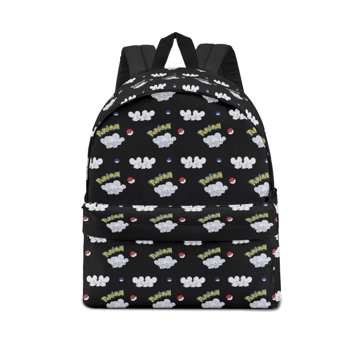 Pokemon Maushold School Backpack Multicolor Schoolbag Rucksack - Maushold Three Character Series Art