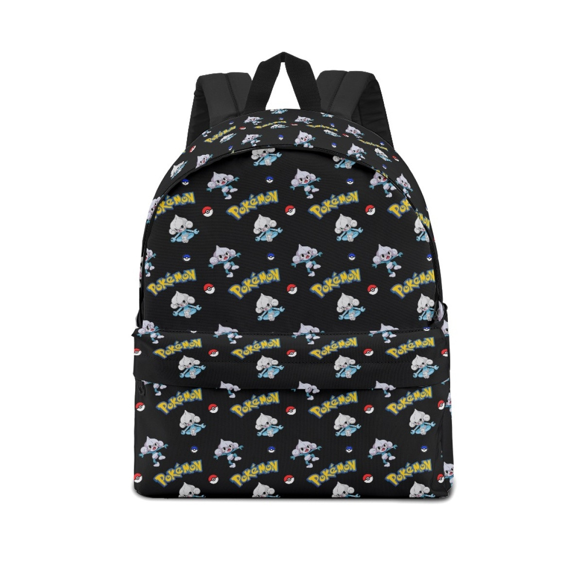 Pokemon Meditite School Backpack Multicolor Schoolbag Rucksack - Meditite Character Series Art