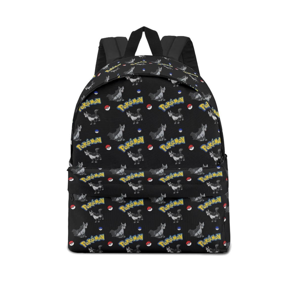 Pokemon Mightyena School Backpack Multicolor Schoolbag Rucksack - Mightyena Character Series Art