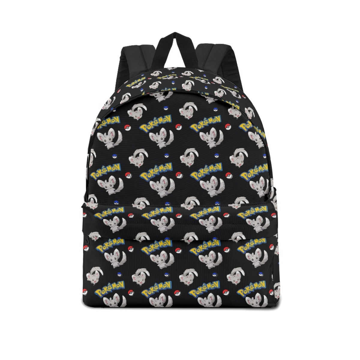 Pokemon Minccino School Backpack Multicolor Schoolbag Rucksack - Minccino Character Series Art