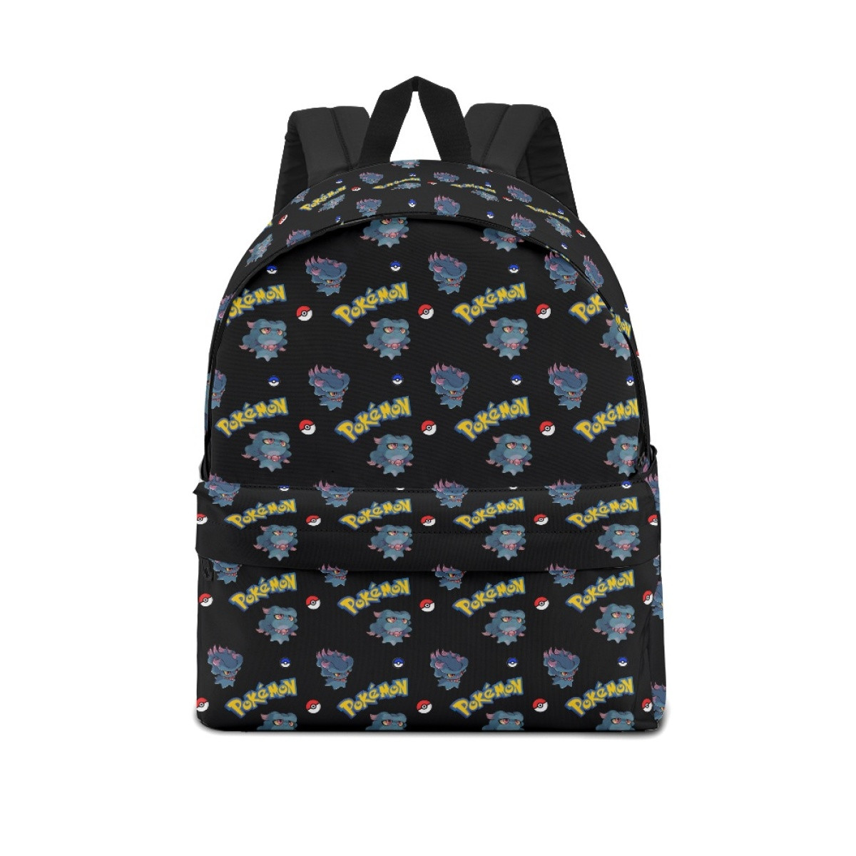 Pokemon Misdreavus School Backpack Multicolor Schoolbag Rucksack - Misdreavus Character Series Art