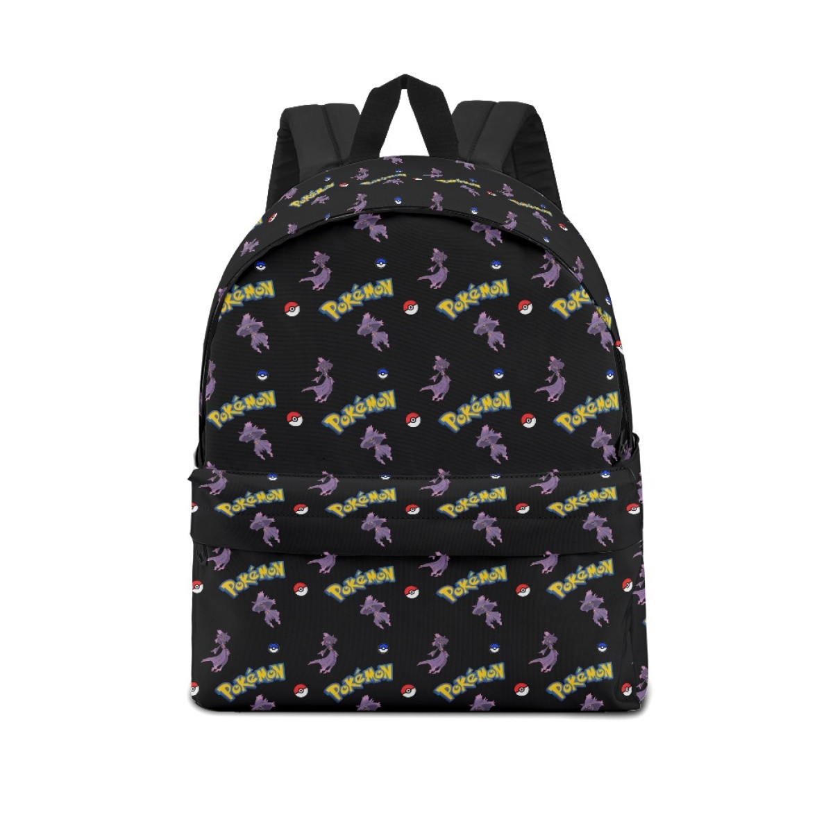 Pokemon Mismagius School Backpack Multicolor Schoolbag Rucksack - Mismagius Character Series Art