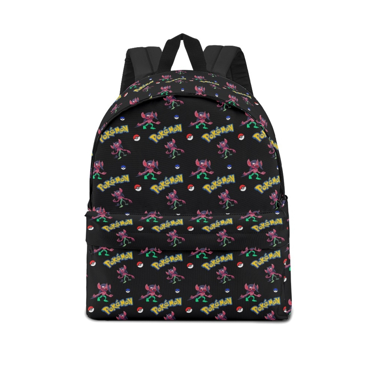 Pokemon Morgrem School Backpack Multicolor Schoolbag Rucksack - Morgrem Character Series Art
