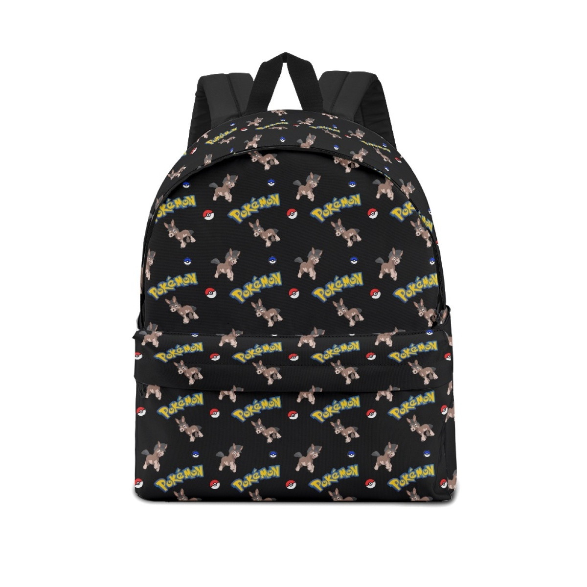 Pokemon Mudbray School Backpack Multicolor Schoolbag Rucksack - Mudbray Character Series Art