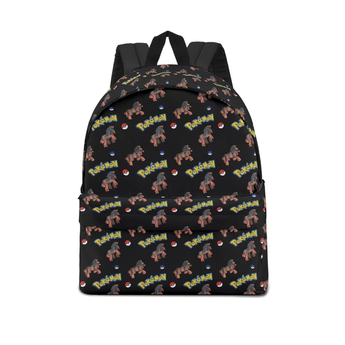 Pokemon Mudsdale School Backpack Multicolor Schoolbag Rucksack - Mudsdale Character Series Art