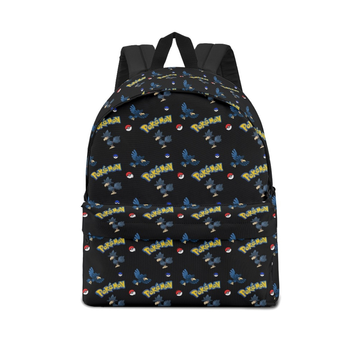 Pokemon Murkrow School Backpack Multicolor Schoolbag Rucksack - Murkrow Character Series Art