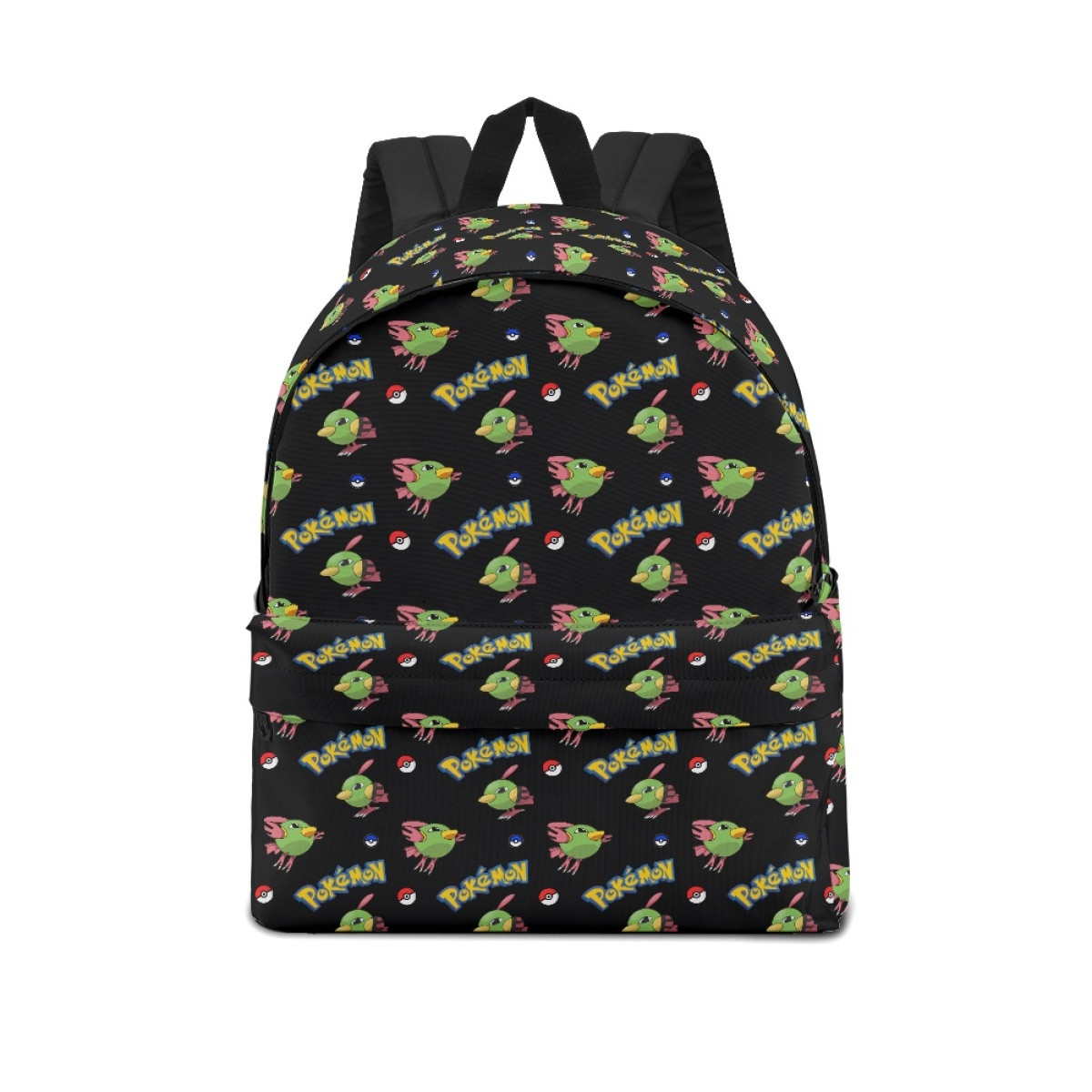 Pokemon Natu School Backpack Multicolor Schoolbag Rucksack - Natu Character Series Art