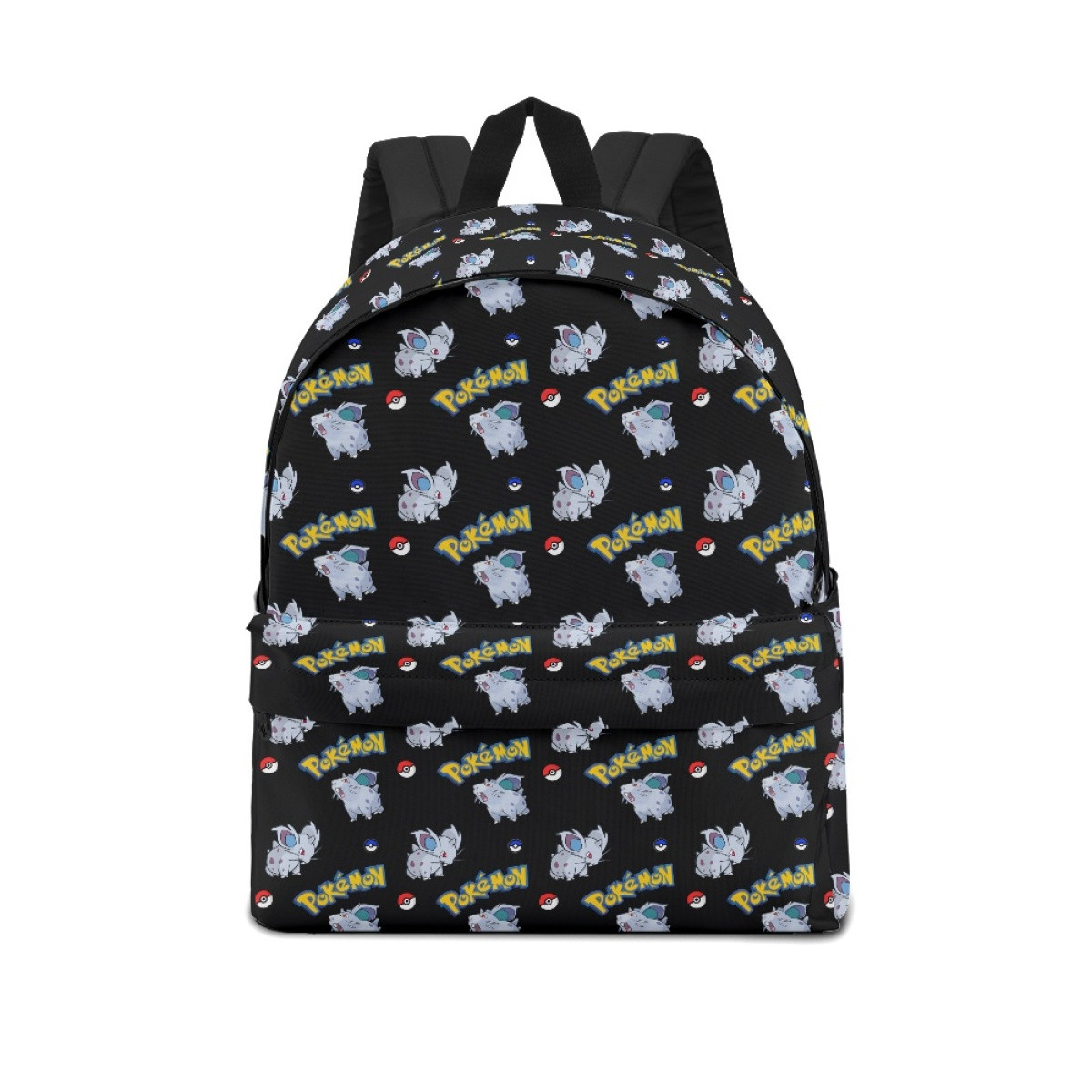 Pokemon Nidoran School Backpack Multicolor Schoolbag Rucksack - Nidoran Female Character Series Art