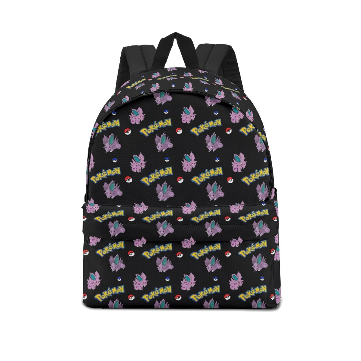 Pokemon Nidoran School Backpack Multicolor Schoolbag Rucksack - Nidoran Male Character Series Art