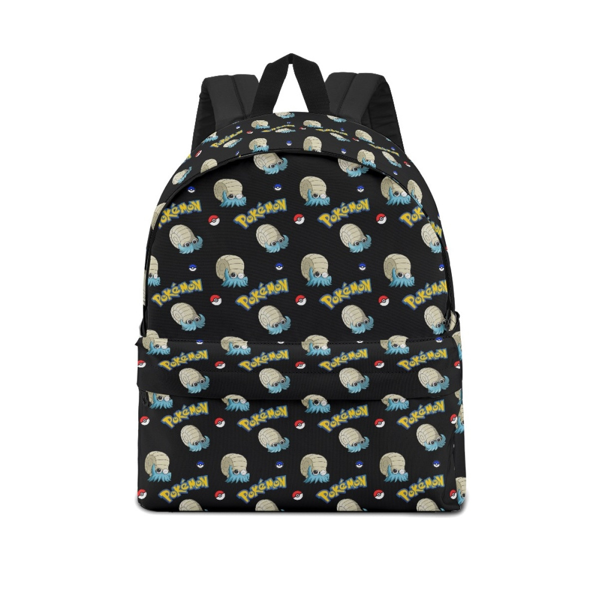 Pokemon Omanyte School Backpack Multicolor Schoolbag Rucksack - Omanyte Character Series Art