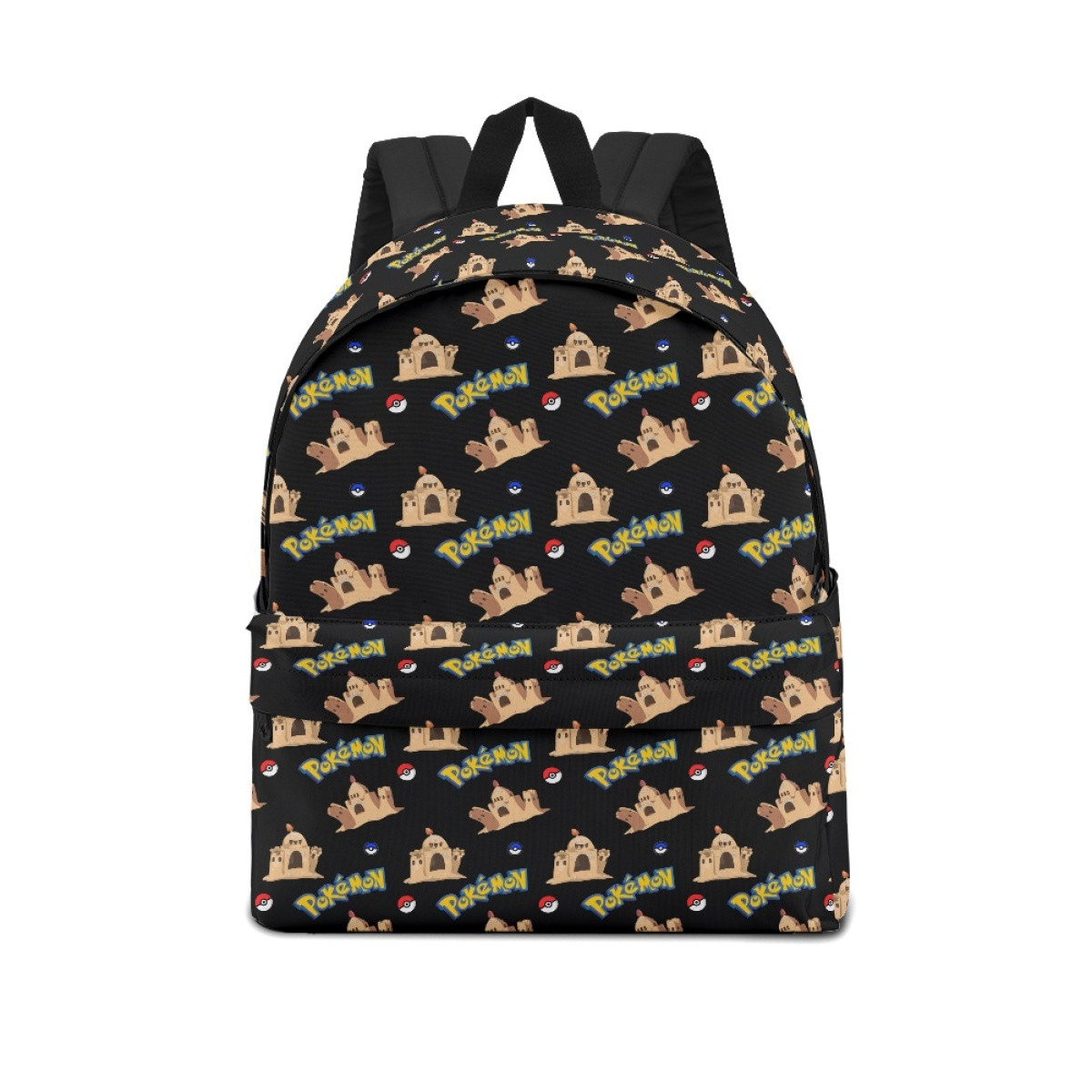 Pokemon Palossand School Backpack Multicolor Schoolbag Rucksack - Palossand Character Series Art