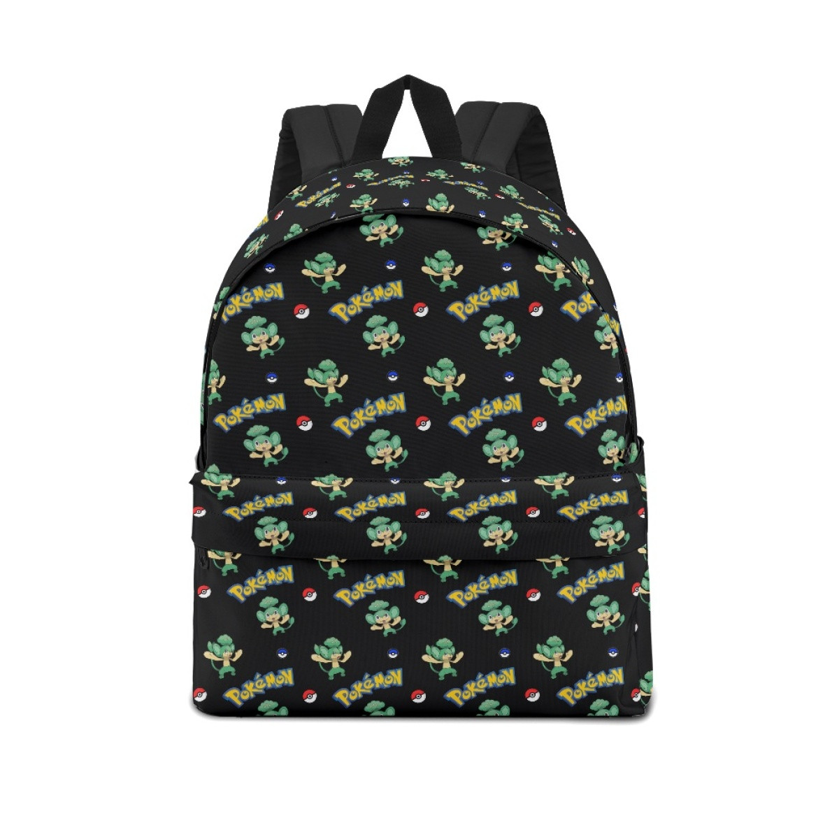 Pokemon Pansage School Backpack Multicolor Schoolbag Rucksack - Pansage Character Series Art