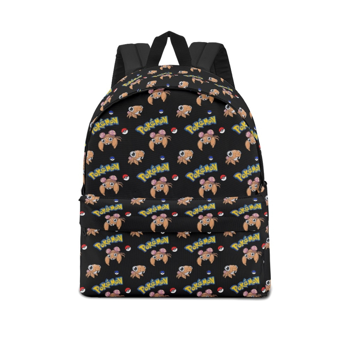 Pokemon Paras School Backpack Multicolor Schoolbag Rucksack - Paras Character Series Art