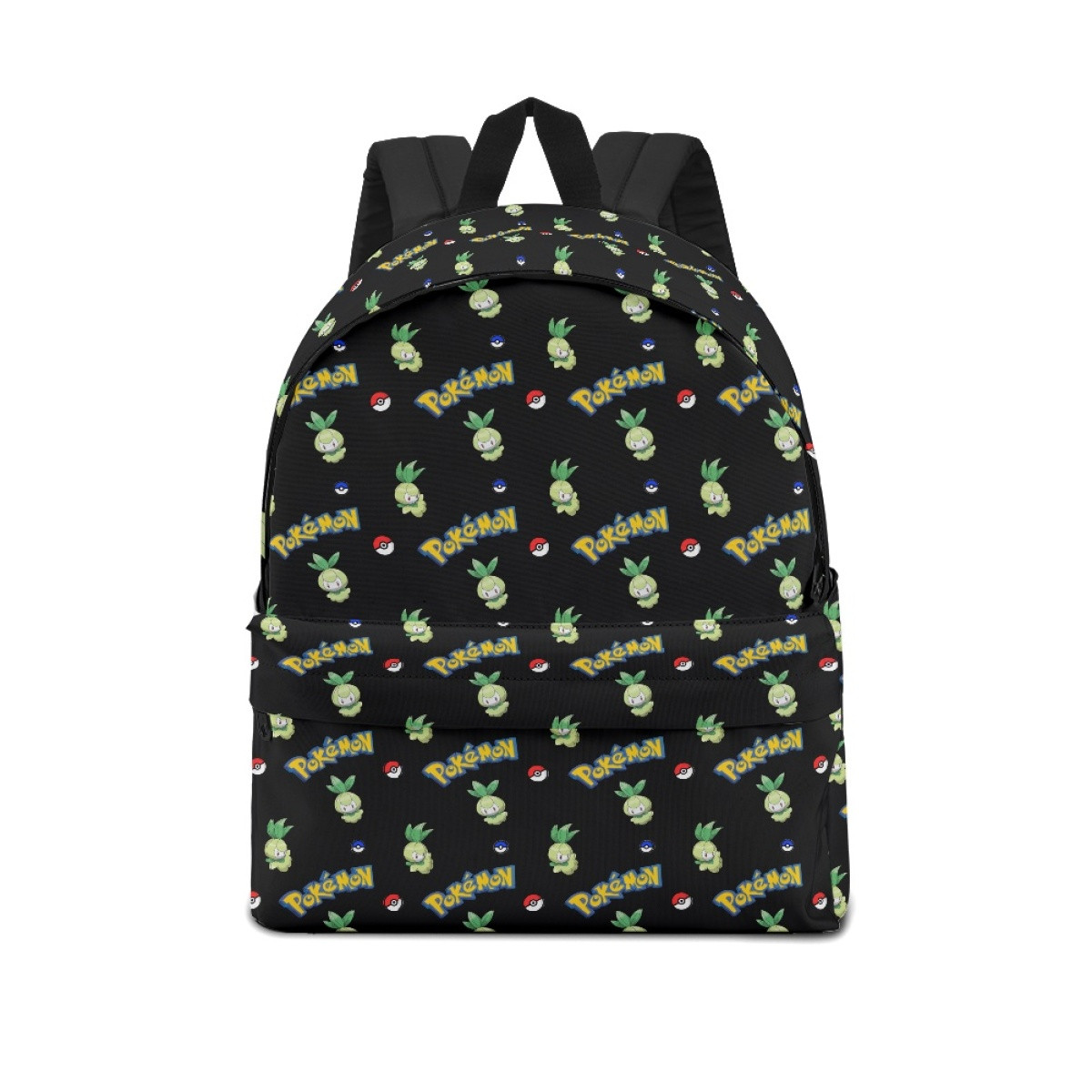 Pokemon Petilil School Backpack Multicolor Schoolbag Rucksack - Petilil Character Series Art