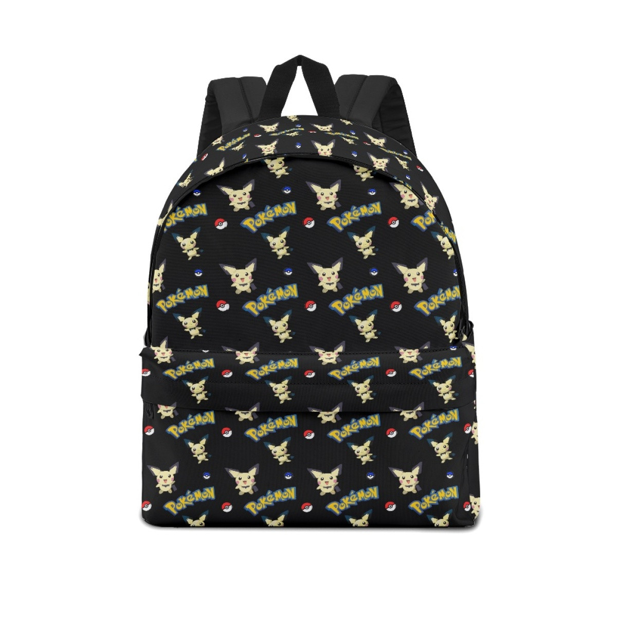Pokemon Pichu School Backpack Multicolor Schoolbag Rucksack - Pichu Character Series Art