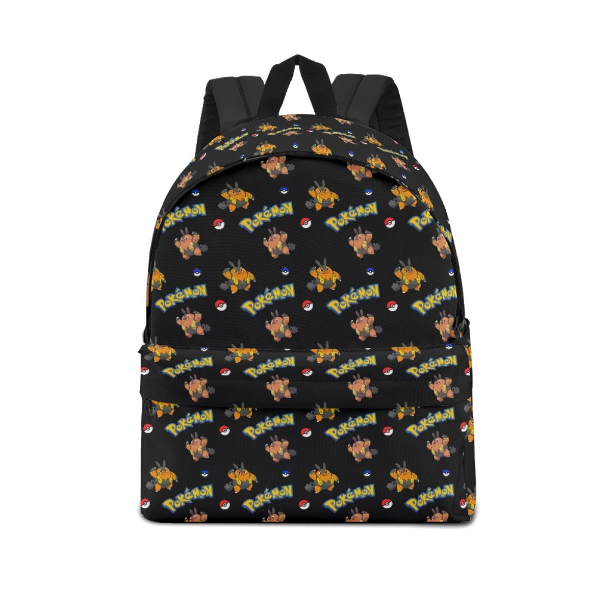 Pokemon Pignite School Backpack Multicolor Schoolbag Rucksack - Pignite Character Series Art