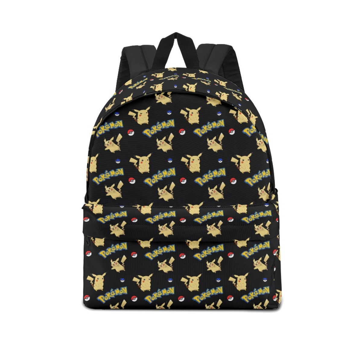 Pokemon Pikachu School Backpack Multicolor Schoolbag Rucksack - Pikachu Character Series Art