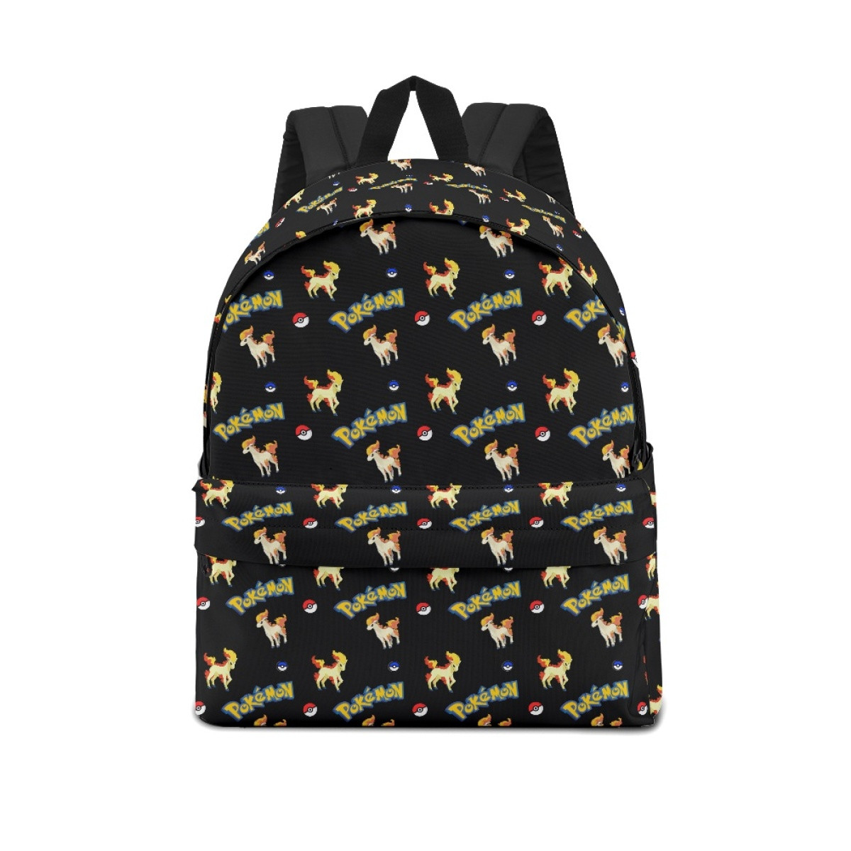 Pokemon Ponyta School Backpack Multicolor Schoolbag Rucksack - Ponyta Character Series Art
