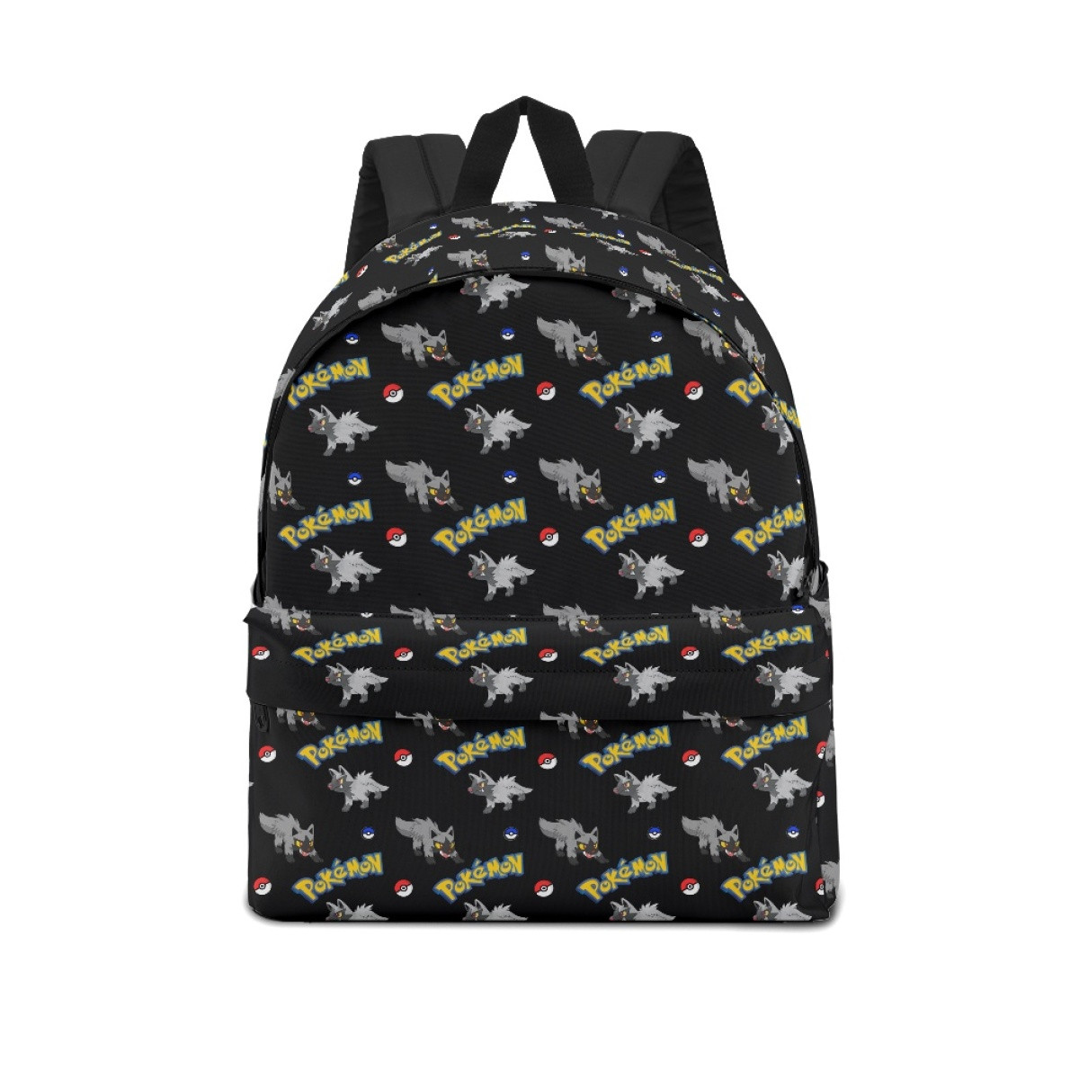 Pokemon Poochyena School Backpack Multicolor Schoolbag Rucksack - Poochyena Character Series Art
