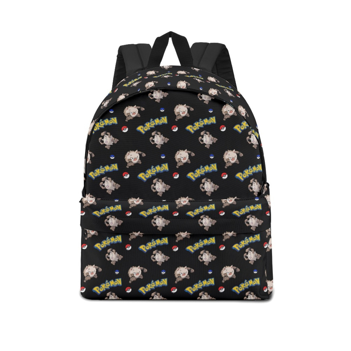 Pokemon Primeape School Backpack Multicolor Schoolbag Rucksack - Primeape Character Series Art