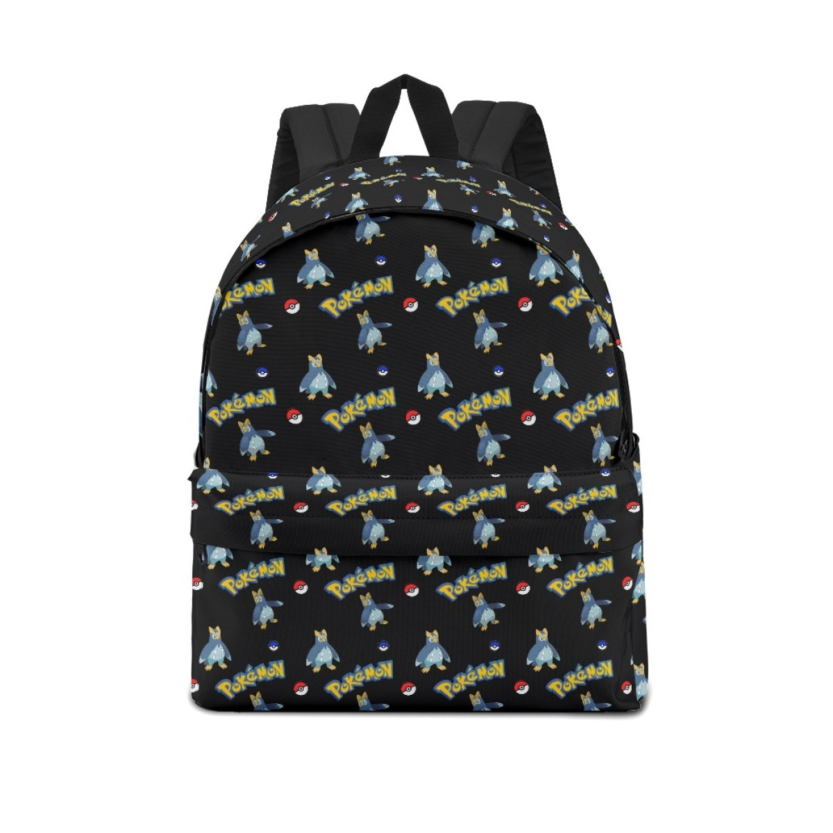 Pokemon Prinplup School Backpack Multicolor Schoolbag Rucksack - Prinplup Character Series Art