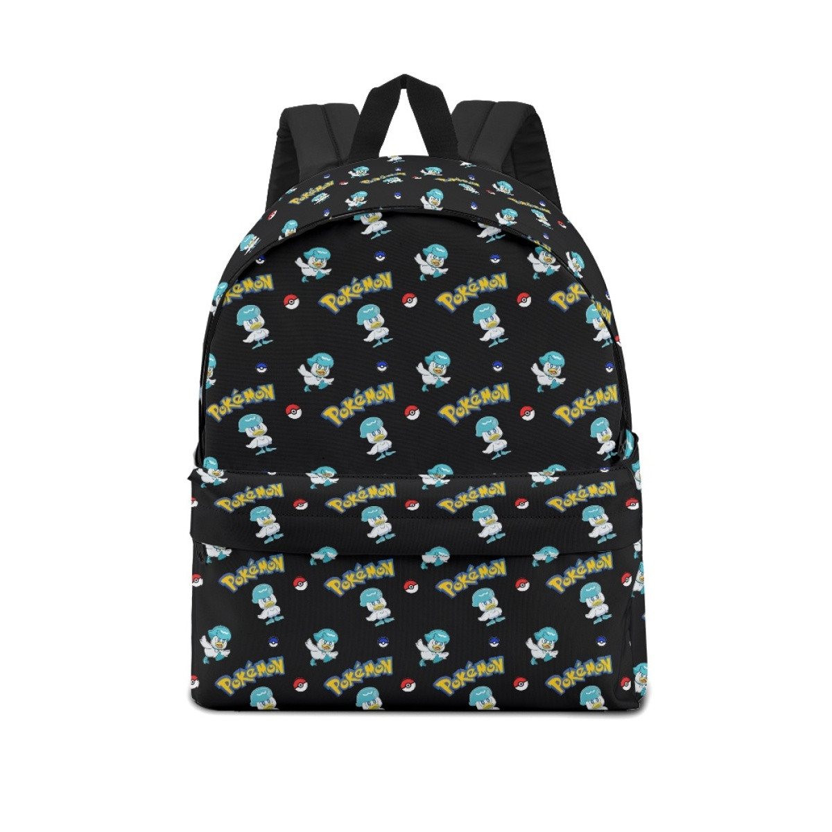 Pokemon Quaxly School Backpack Multicolor Schoolbag Rucksack - Quaxly Character Series Art