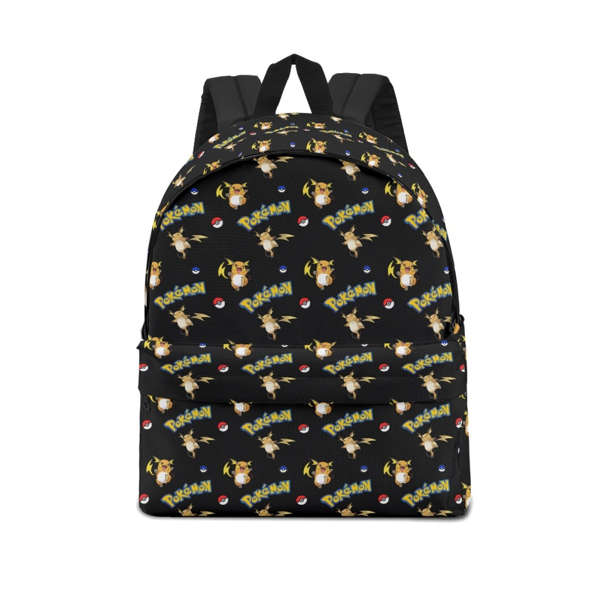 Pokemon Raichu School Backpack Multicolor Schoolbag Rucksack - Raichu Character Series Art