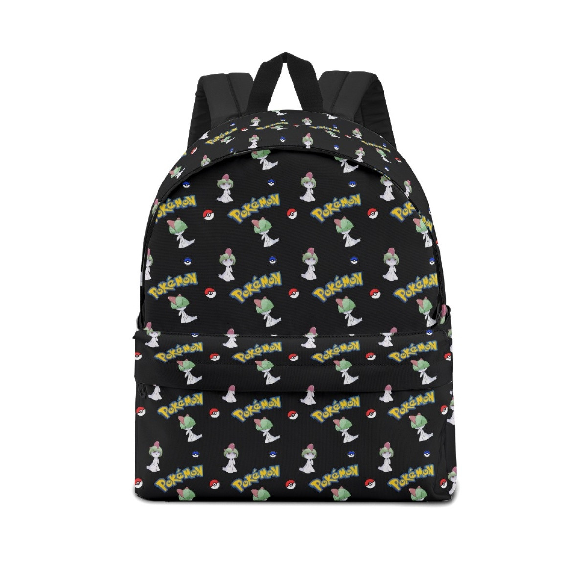 Pokemon Ralts School Backpack Multicolor Schoolbag Rucksack - Ralts Character Series Art