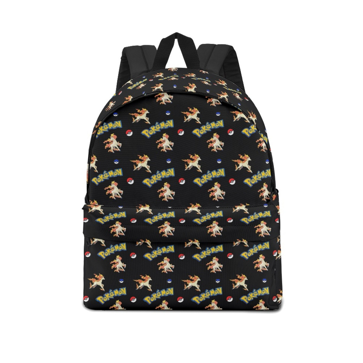 Pokemon Rapidash School Backpack Multicolor Schoolbag Rucksack - Rapidash Character Series Art