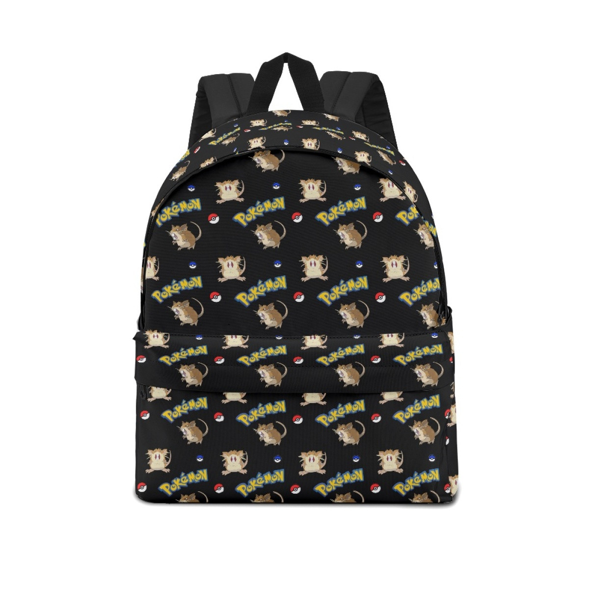 Pokemon Raticate School Backpack Multicolor Schoolbag Rucksack - Raticate Character Series Art