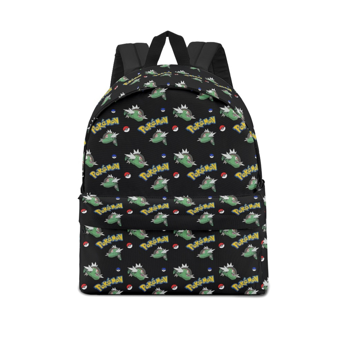 Pokemon Red Striped Basculin School Backpack Multicolor Schoolbag Rucksack - Red Striped Basculin Character Series Art