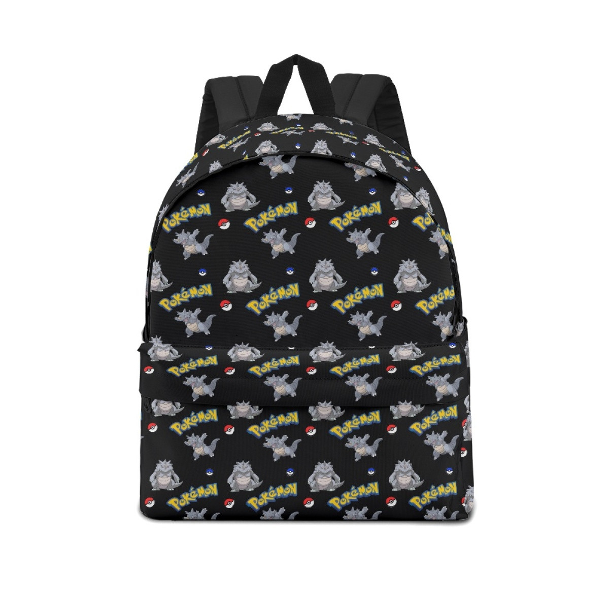 Pokemon Rhydon School Backpack Multicolor Schoolbag Rucksack - Rhydon Character Series Art