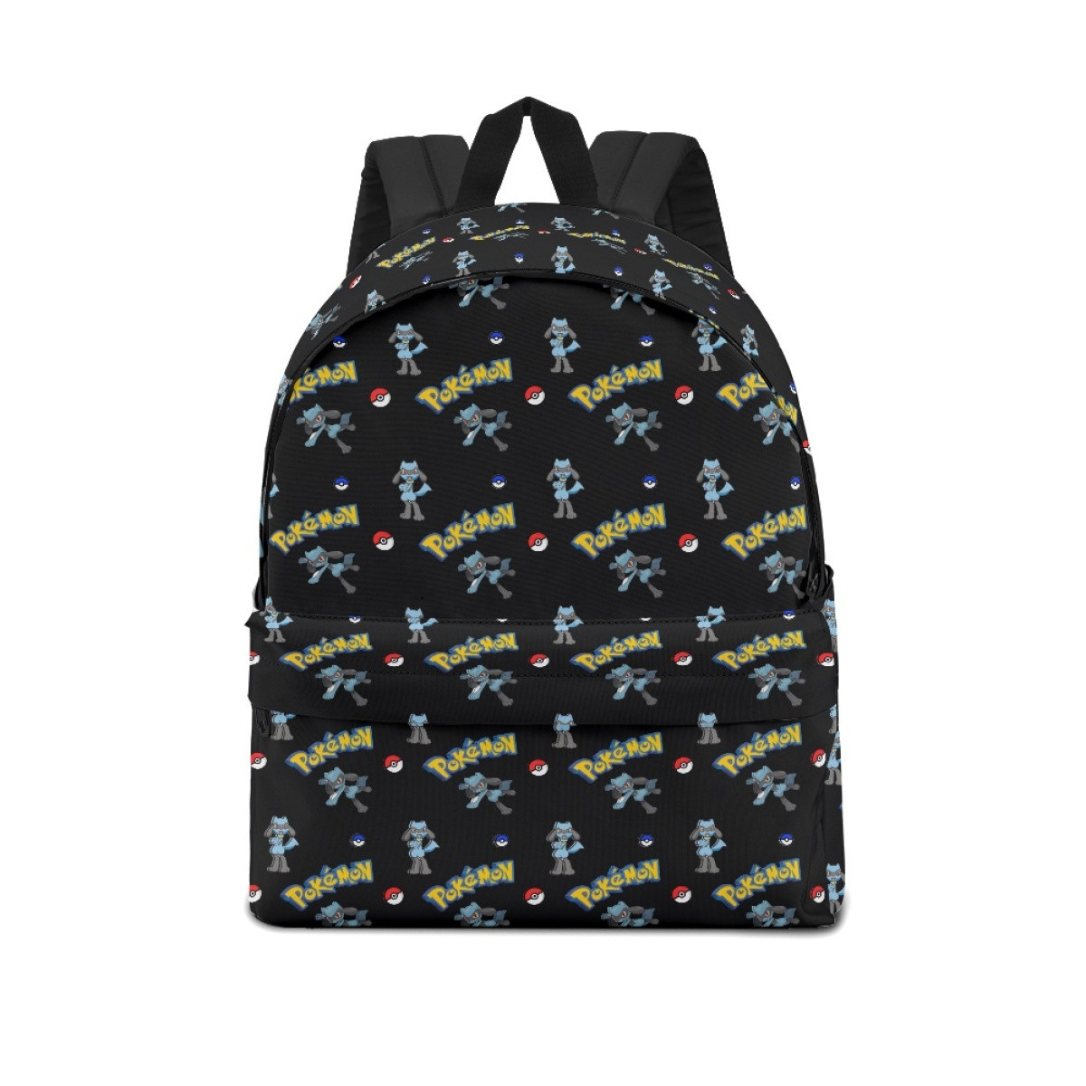 Pokemon Riolu School Backpack Multicolor Schoolbag Rucksack - Riolu Character Series Art