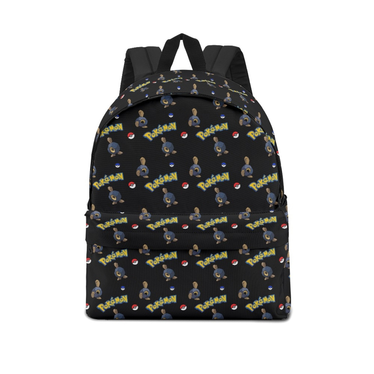 Pokemon Roggenrola School Backpack Multicolor Schoolbag Rucksack - Roggenrola Character Series Art