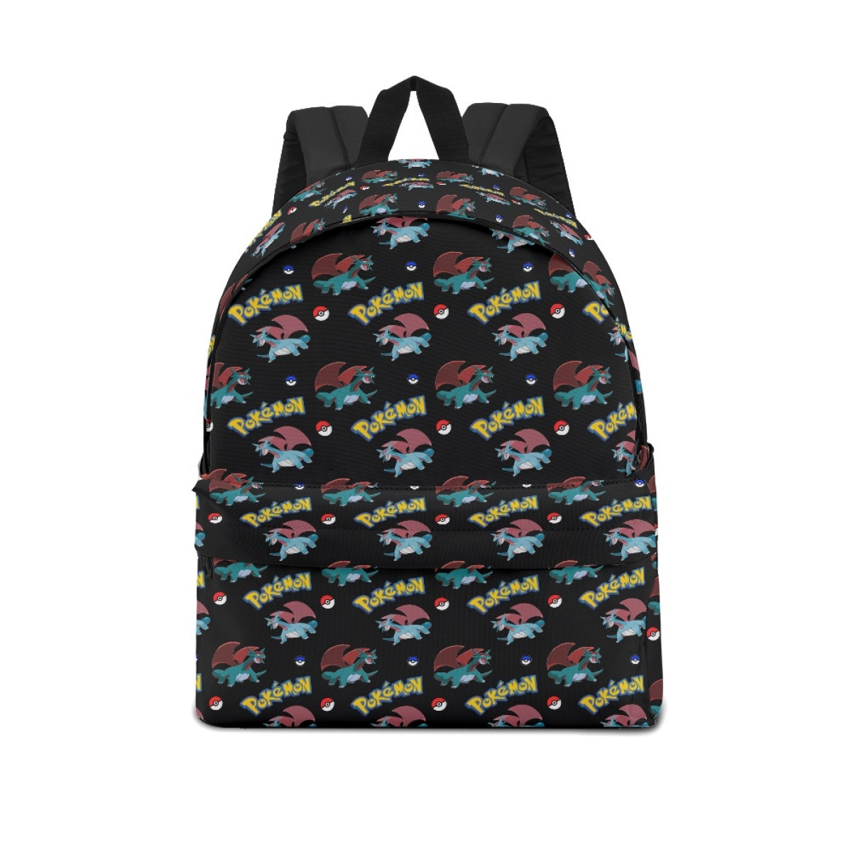 Pokemon Salamence School Backpack Multicolor Schoolbag Rucksack - Salamence Character Series Art