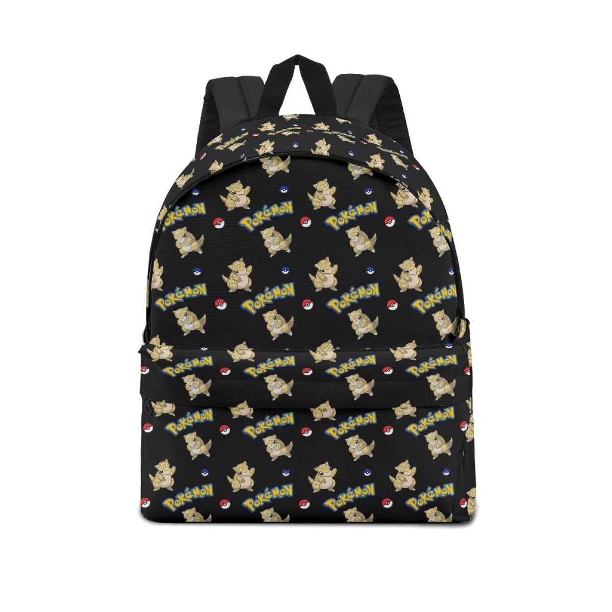 Pokemon Sandshrew School Backpack Multicolor Schoolbag Rucksack - Sandshrew Character Series Art
